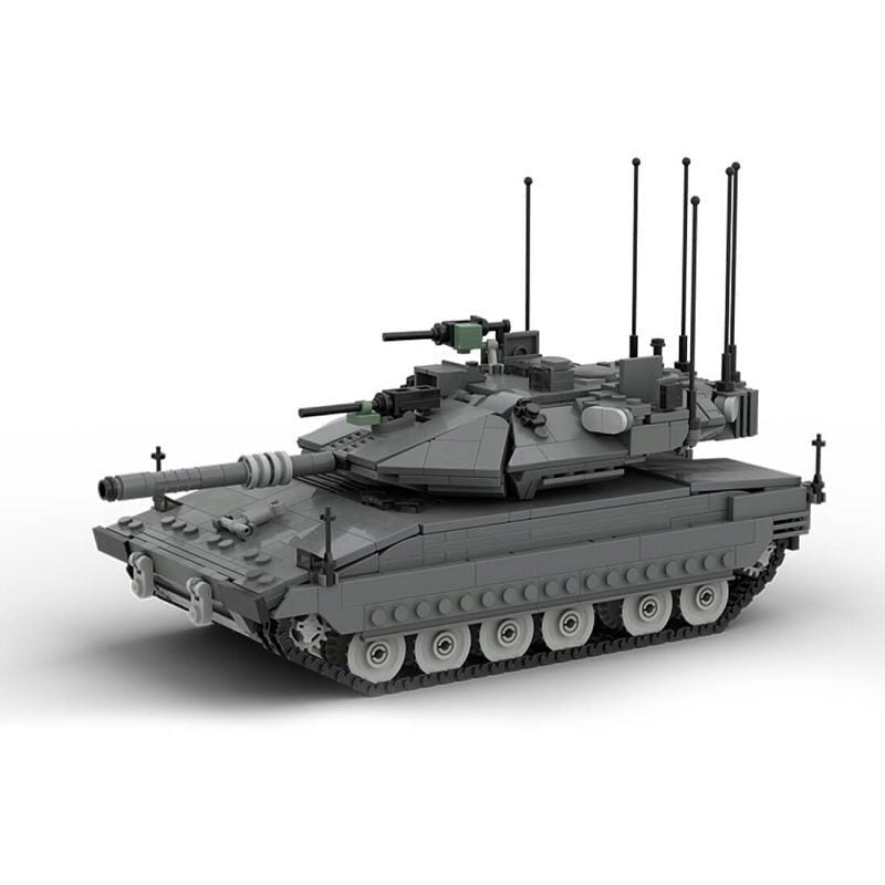 Merkava Mk.4M MOC Main Battle Tank Building Kit | 1:35 Military Model Set - 1