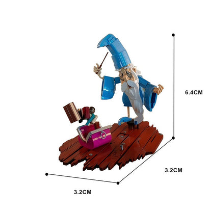 Merlin Fantasy Wizard MOC Building Kit | Medieval Character Figure Model - 4