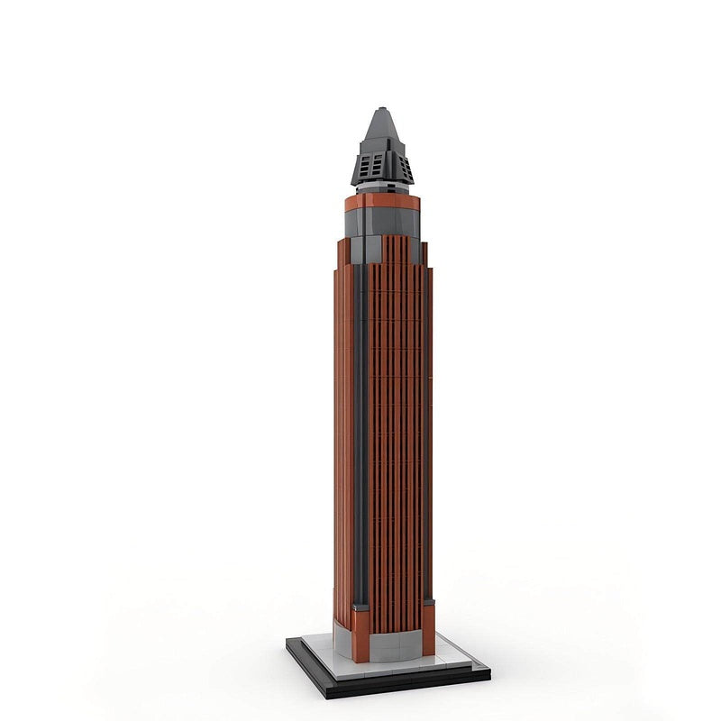 Messeturm Frankfurt 1:800 Scale Building Kit | LEGO-Compatible MOC - 1