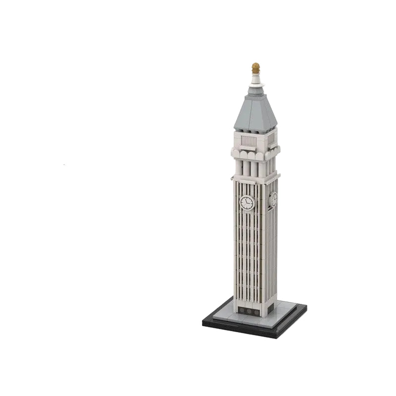 Metropolitan Life Tower Building Kit | 1:800 Scale | LEGO-Compatible MOC - 1