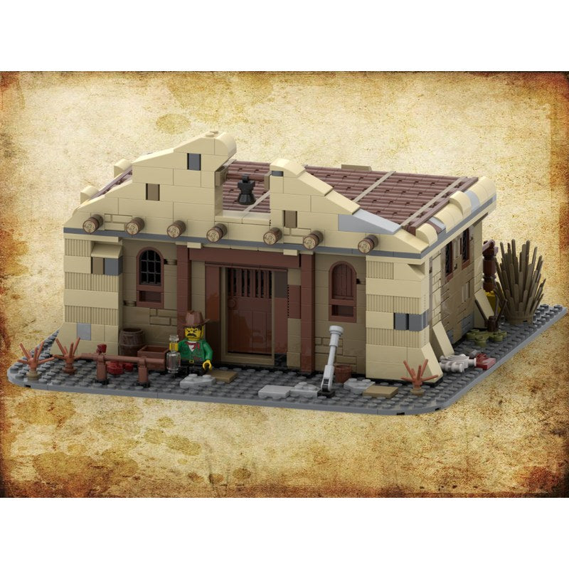 Mexican Cantina Building Kit | Compatible MOC - 4