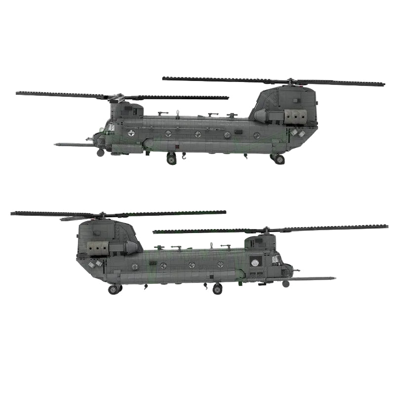 MH-47E Special Operations Helicopter 1:35 Scale MOC Building Kit - 2