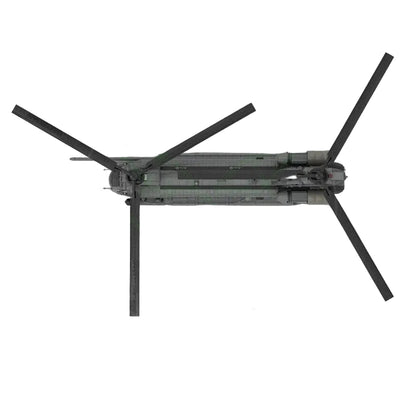 MH-47E Special Operations Helicopter 1:35 Scale MOC Building Kit - 3