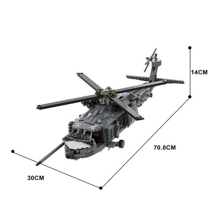 MH-60L Pave Hawk Helicopter MOC Building Kit | Military Aircraft Model - 5