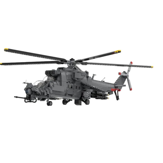Mi-24 Superhind Mk IV Attack Helicopter MOC Building Kit - 1