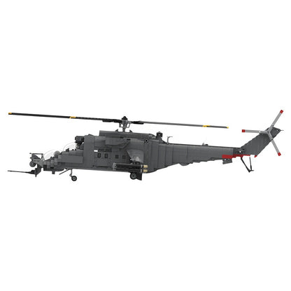 Mi-24 Superhind Mk IV Attack Helicopter MOC Building Kit - 4