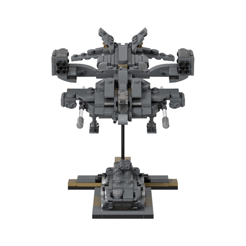 Micro Sci-Fi Dropship with Nano APC Building Kit | LEGO-Compatible MOC - 3