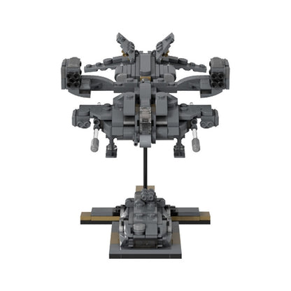 Micro Sci-Fi Dropship with Nano APC Building Kit | LEGO-Compatible MOC - 3