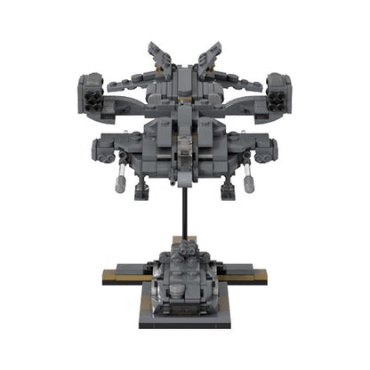 Micro Sci-Fi Dropship With Nano APC MOC Space Transport Building Kit - 2