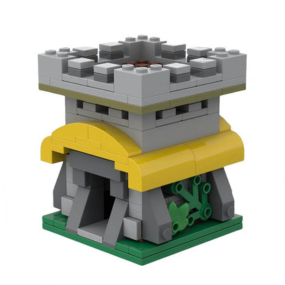 Micro Strategy Base Town Hall 1-16 Building Kit | LEGO-Compatible MOC - 12