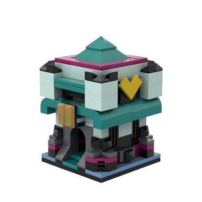 Micro Strategy Base Town Hall 1-16 Building Kit | LEGO-Compatible MOC - 17