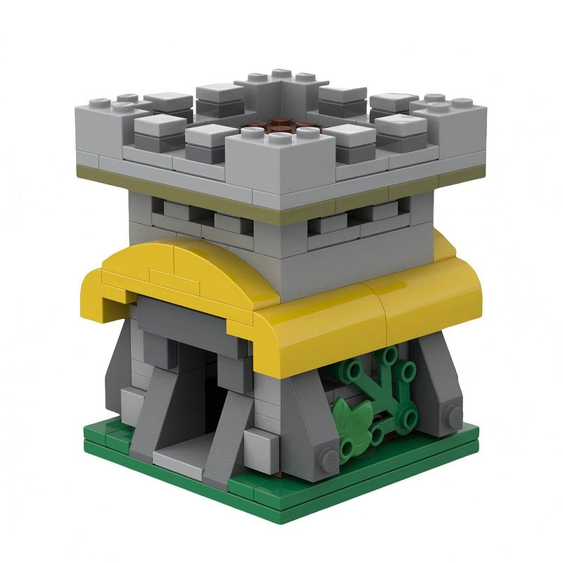 Micro Strategy Base Town Hall 1-16 Building Kit | LEGO-Compatible MOC - 4