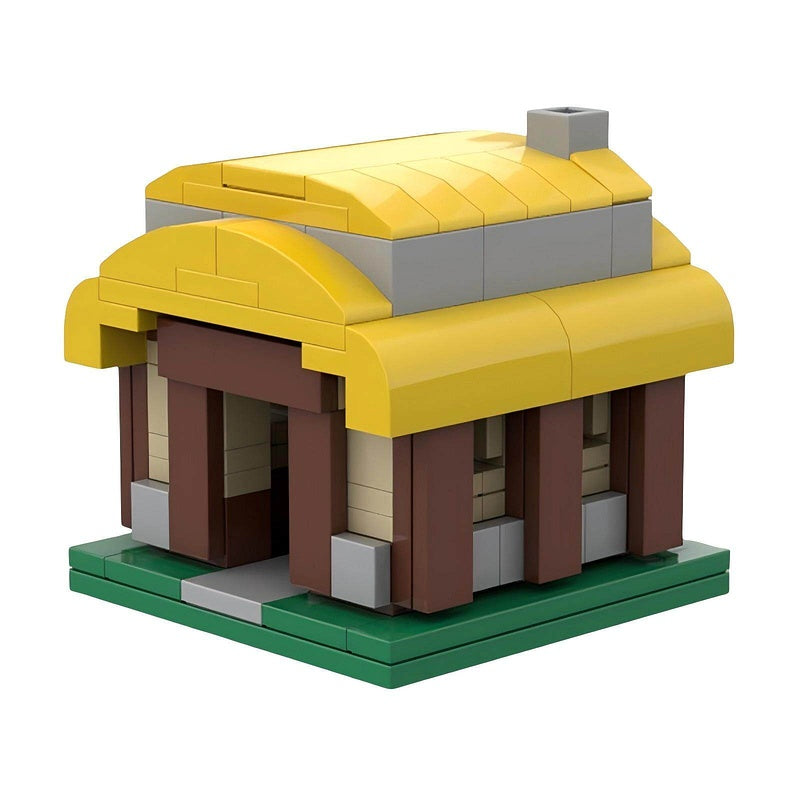 Micro Strategy Base Town Hall 1-16 Building Kit | LEGO-Compatible MOC - 7