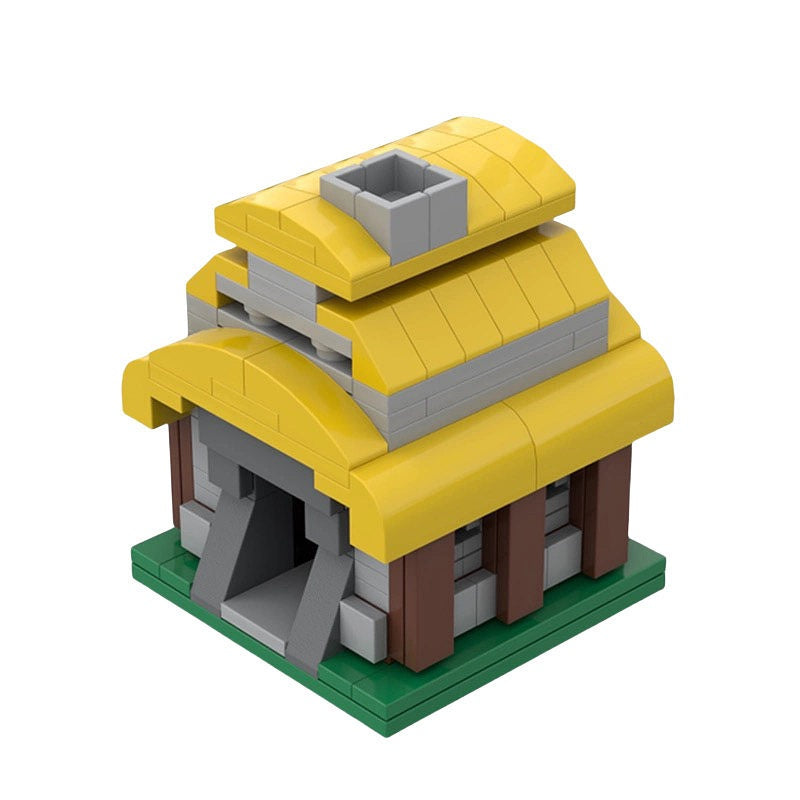 Micro Strategy Base Town Hall 1-16 Building Kit | LEGO-Compatible MOC - 9