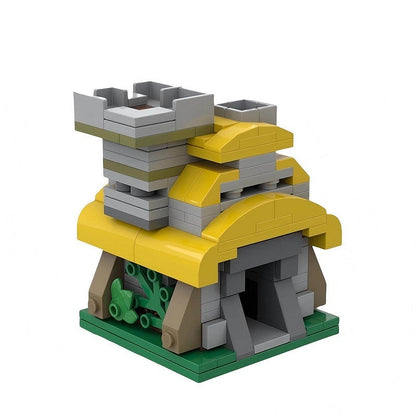 Micro Strategy Base Town Hall Lv1-16 MOC Building Kit | Tactical Base Model - 12