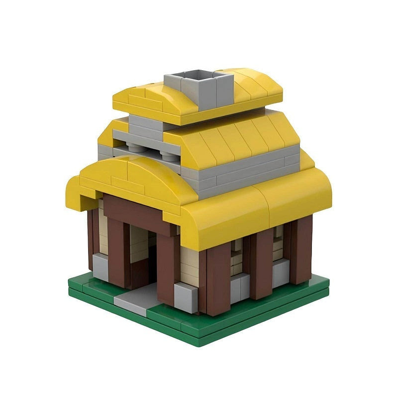 Micro Strategy Base Town Hall Lv1-16 MOC Building Kit | Tactical Base Model - 9