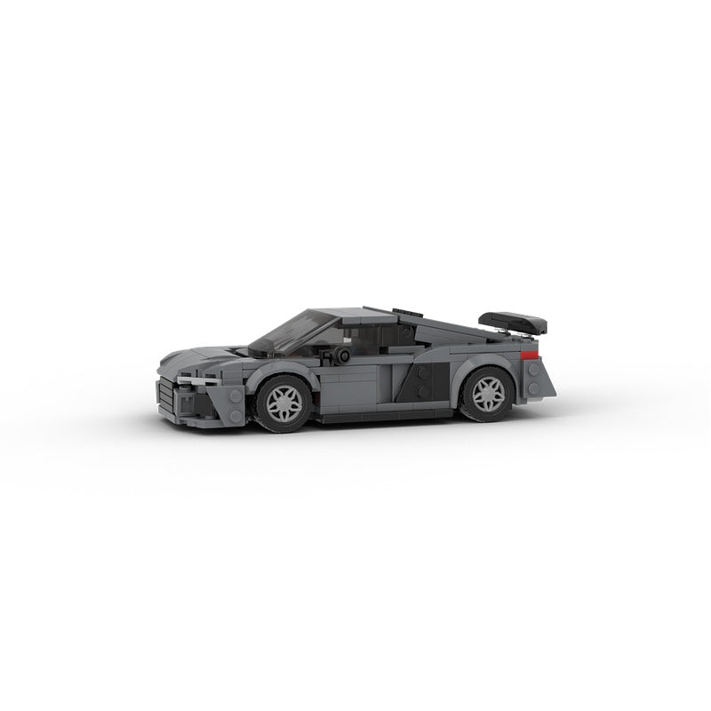 Mid-Engine Sports Coupe R8 MOC Building Kit - 3