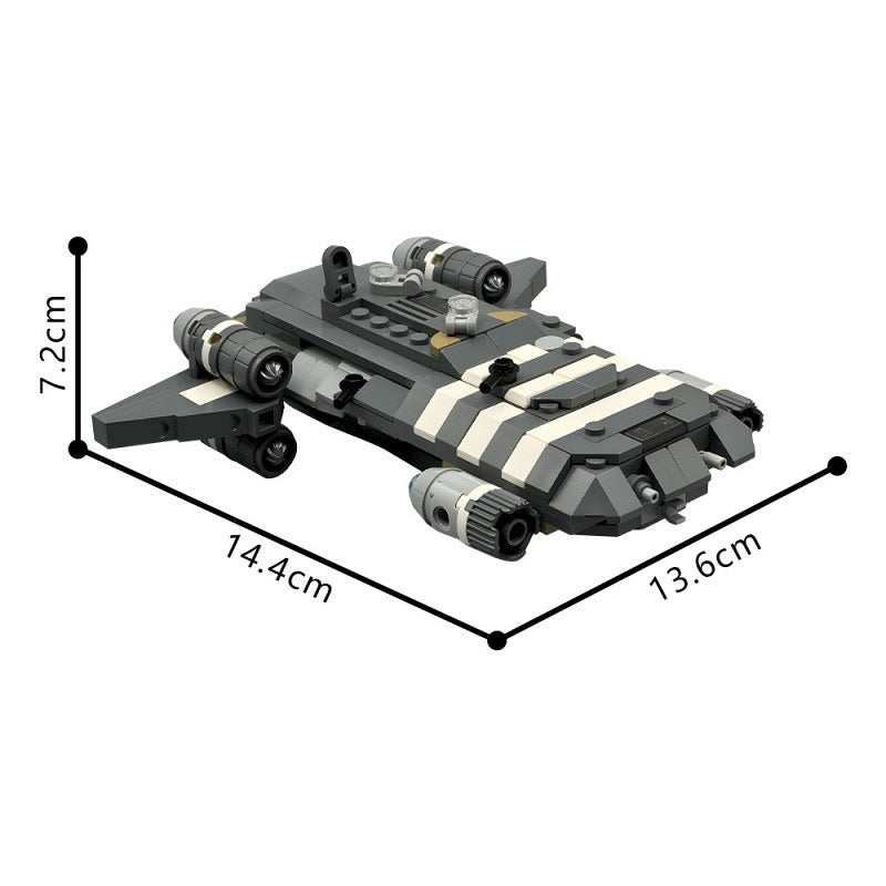 Mid-Scale Armored Republic Starship MOC Building Set with Jettison Hull - 4