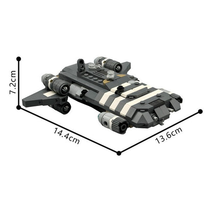Mid-Scale Armored Republic Starship MOC Building Set with Jettison Hull - 4