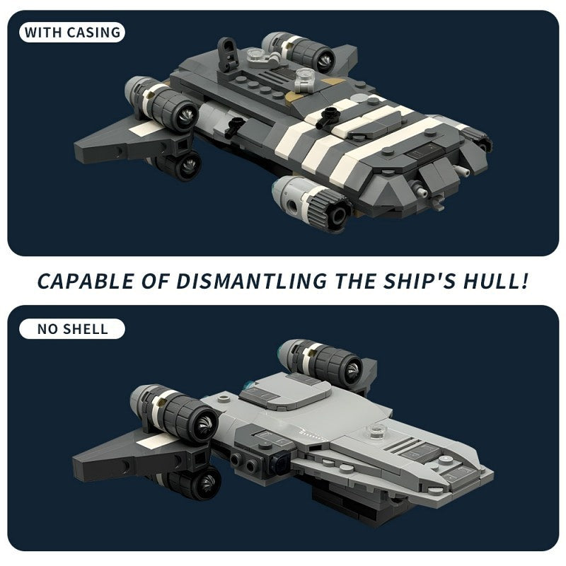 Mid-Scale Armored Republic Starship MOC Building Set with Jettison Hull - 6