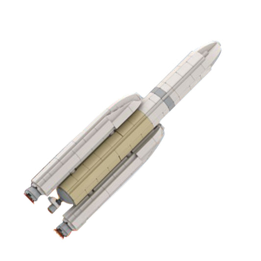 Midi ESA Ariane V Rocket Building Kit | LEGO-Compatible MOC - 1