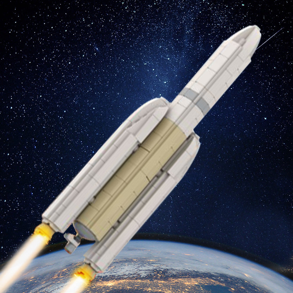 Midi ESA Ariane V Rocket Building Kit | LEGO-Compatible MOC - 2