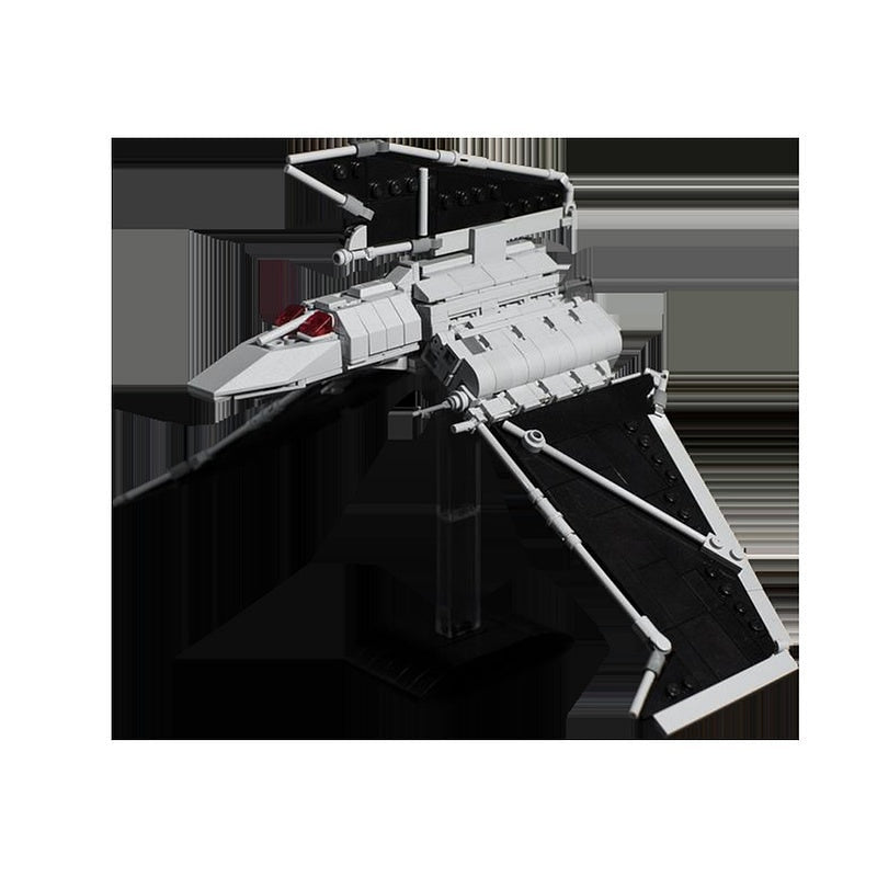 Midi-Scale Elite Commando Gunship MOC Spacecraft Building Kit - 2