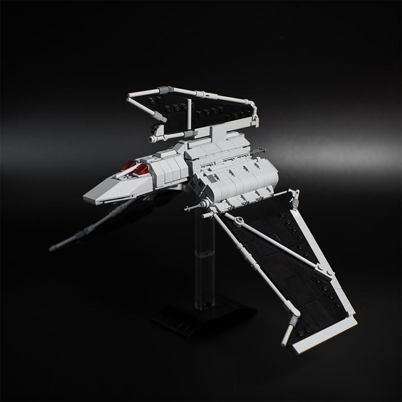 Midi-Scale Elite Commando Gunship MOC Spacecraft Building Kit - 4