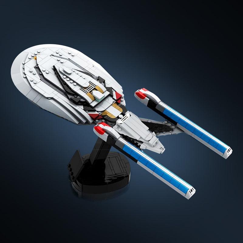 Midi Scale Galaxy Explorer Star Cruiser Building Kit | LEGO-Compatible MOC - 1