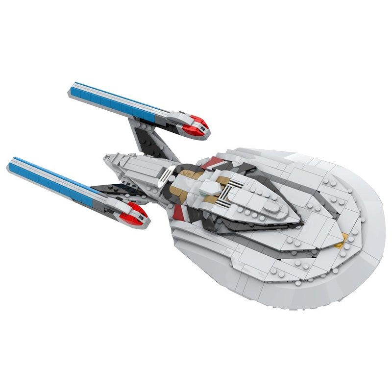 Midi Scale Galaxy Explorer Star Cruiser Building Kit | LEGO-Compatible MOC - 3