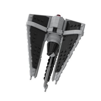 TIE Phantom (Midi-Scale)  August 2025 Update: Redesigned the wings and a new classier stand.  A midi-scale version of the TIE Phantom that I feel faithfully preserves proportions and features well at this scale - 4