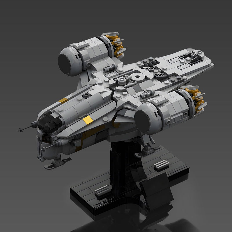 Midi-Scale Twin-Engine Armored Space Transport MOC Building Kit - 2