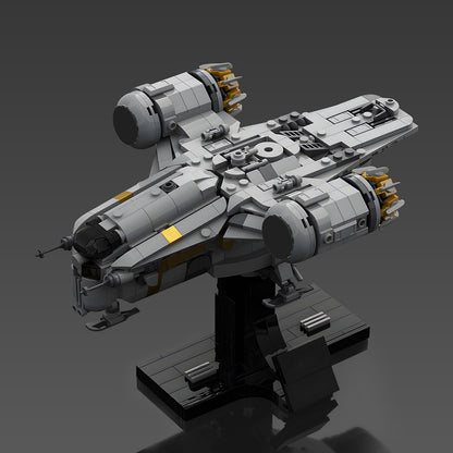 Midi-Scale Twin-Engine Armored Space Transport MOC Building Kit - 2
