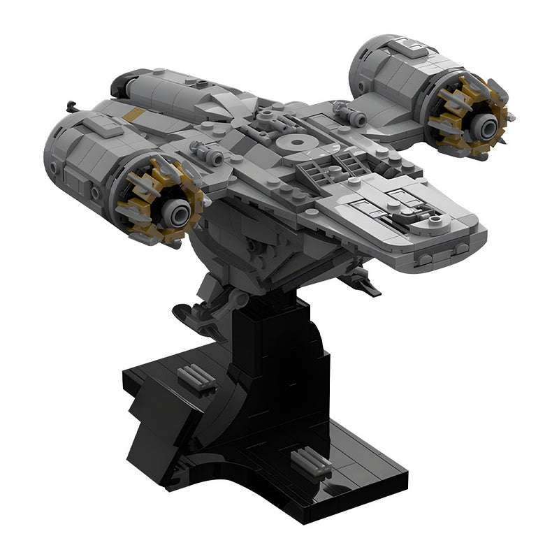 Midi-Scale Twin-Engine Armored Space Transport MOC Building Kit - 3