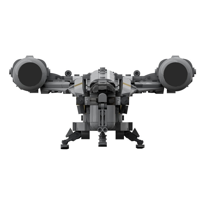 Midi-Scale Twin-Engine Armored Space Transport MOC Building Kit - 6