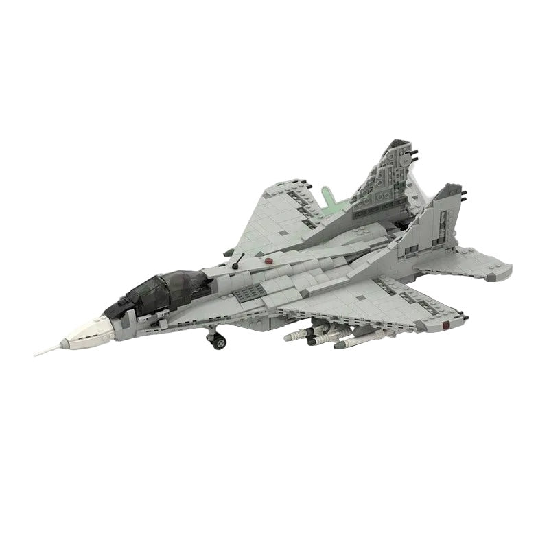 Mig-29 Fulcrum Fighter Jet MOC Building Kit - Advanced Aviation Construction Set - 5