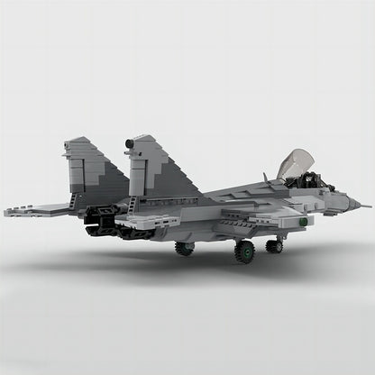 MiG-29A Twin-Engine Fighter Jet MOC Building Kit - 3