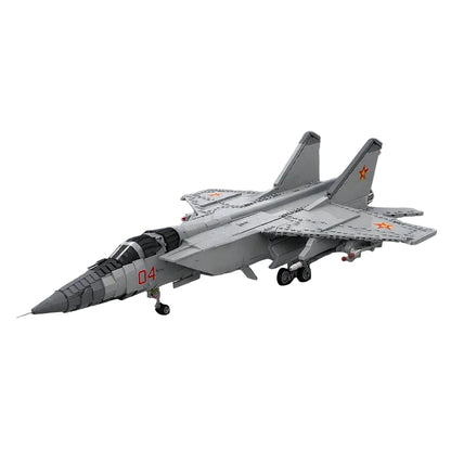 MiG-31 Foxhound 1:35 Interceptor Jet MOC Building Kit - 1