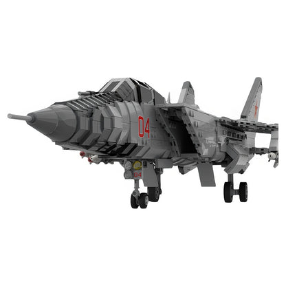 MiG-31 Foxhound 1:35 Interceptor Jet MOC Building Kit - 3