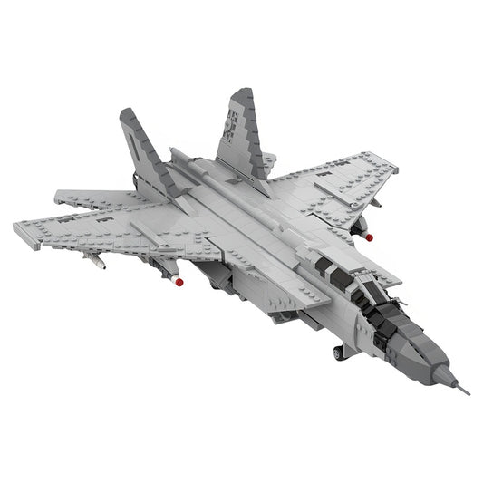 MiG-31 High-Speed Interceptor Fighter Jet MOC Building Kit - 2