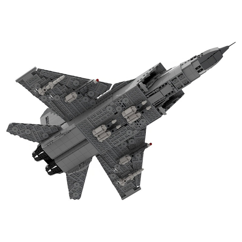 MiG-31 High-Speed Interceptor Fighter Jet MOC Building Kit - 3