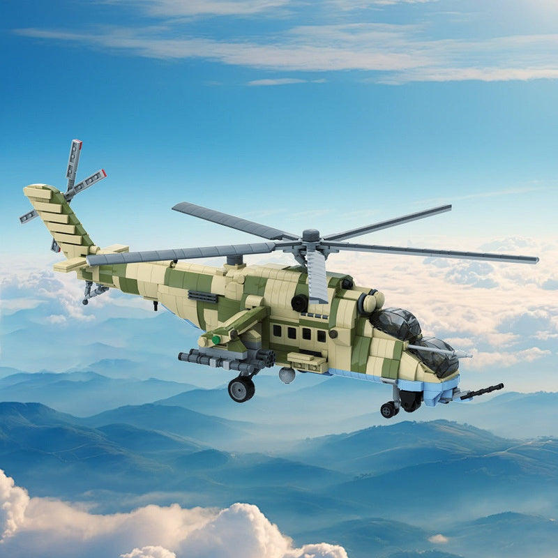 Mil-Mi35M Hind Attack Helicopter MOC Building Kit | Military Aircraft Model - 2