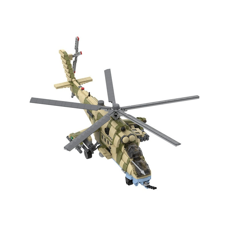Mil-Mi35M Hind Attack Helicopter MOC Building Kit | Military Aircraft Model - 3