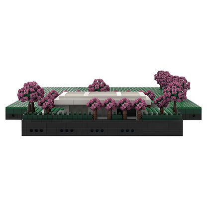 Miller House and Gardens 1:200 MOC Building Kit - 1