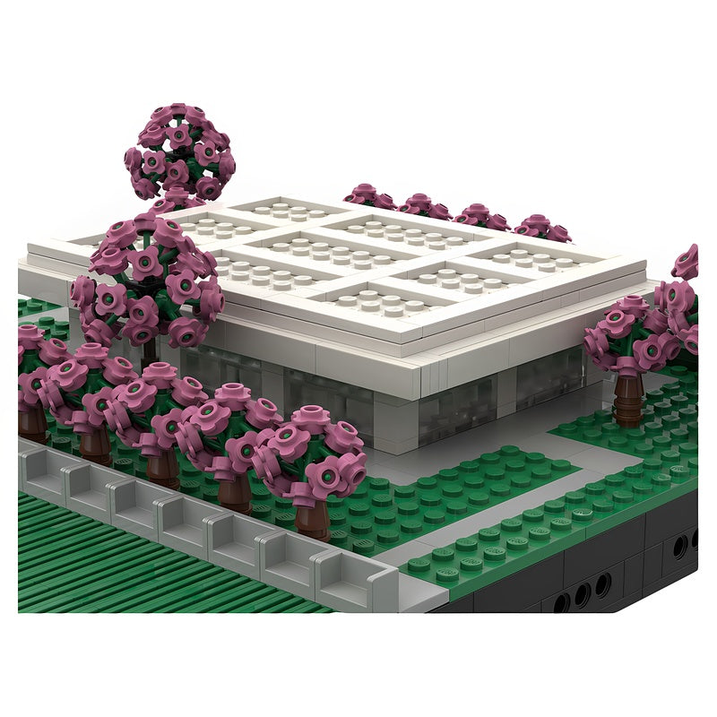 Miller House and Gardens 1:200 MOC Building Kit - 5