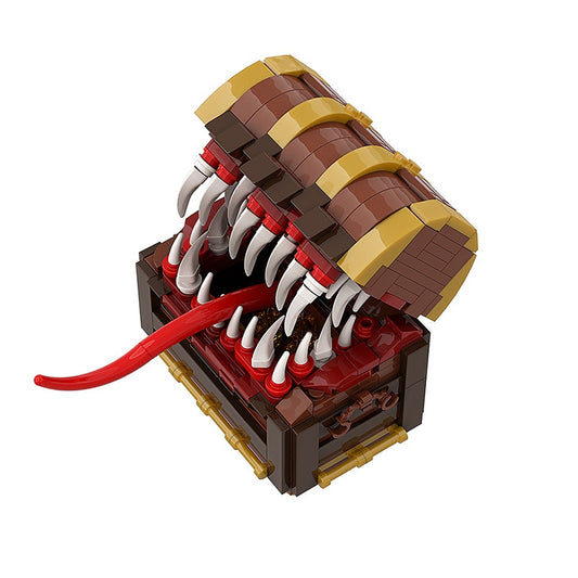 Mimic Treasure Chest Fantasy Monster MOC Building Kit - 1