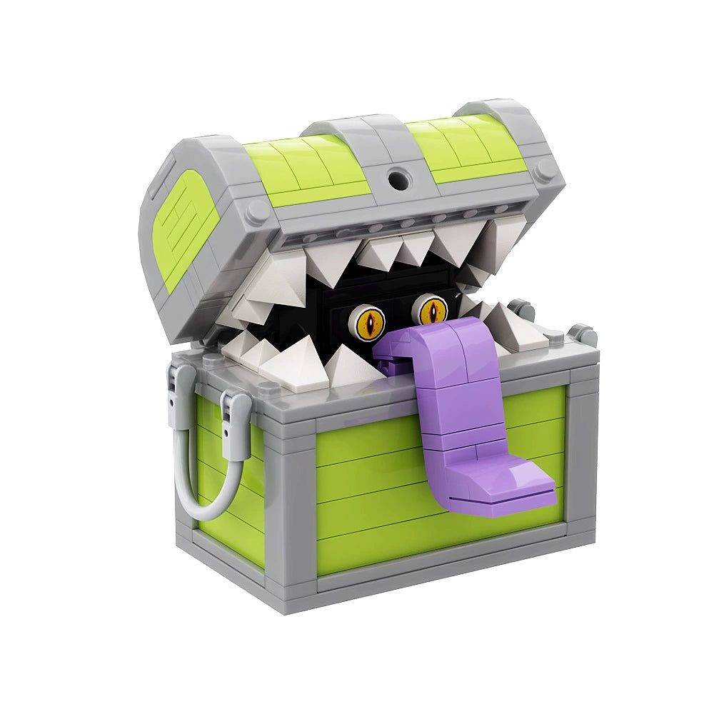 Mimic Treasure Chest Fantasy Monster MOC Building Kit - 6