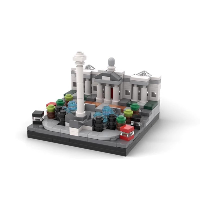 mini 210456 trafalgar square building set | moc-149389 - 3