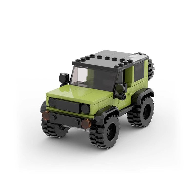 Mini 6-stud Cabriolet Off-Road Vehicle Building Kit | LEGO-Compatible MOC - 10