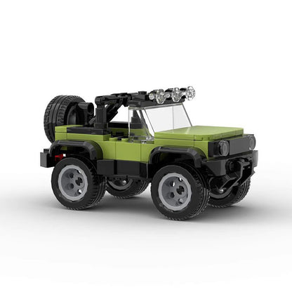 Mini 6-stud Cabriolet Off-Road Vehicle Building Kit | LEGO-Compatible MOC - 2